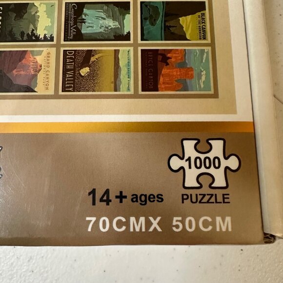 SEALED 1000 piece jigsaw puzzle 62 American National parks Wilderness & Wonder - Picture 4 of 10